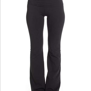 Hard Tail womens rolldown bootleg flare pants